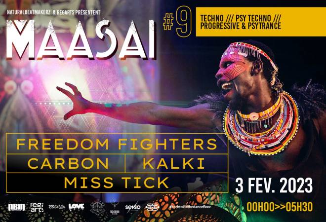 Maasai #9 : FREEDOM FIGHTERS + CARBON + KALKI + MISS TICK