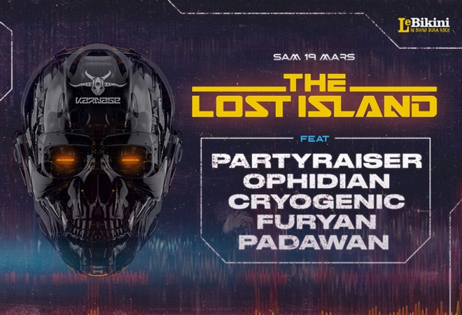 The Lost Island : PARTYRAISER +  OPHIDIAN  + CRYOGENIC  +  FURYAN 
